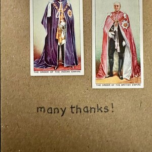 Cartões comemorativos "Vintage Card" feitos à mão (royalty)