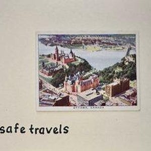 "Handgemachte ""Vintage Card"" Grußkarten (Szenische Orte)"