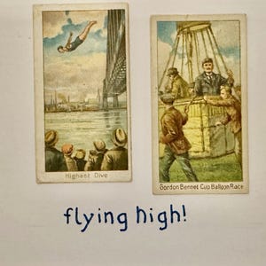 Cartões de felicitações artesanais "Vintage Cigarette Card" (Hobbies)