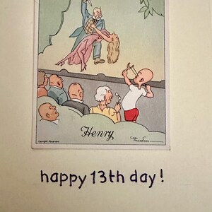 Cartões de felicitações artesanais "Vintage Cigarette Card" (Desenhos animados)