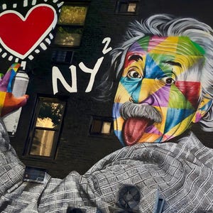 Fotografia di un Edward Kobra originale a Manhattan