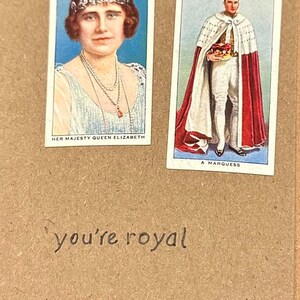 Cartões comemorativos "Vintage Card" feitos à mão (royalty)