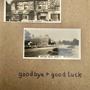Cartões comemorativos "Vintage Card" feitos à mão (Inglaterra)