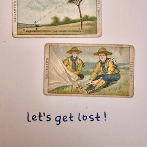 Cartões de felicitações artesanais "Vintage Cigarette Card" (Hobbies)