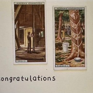 Cartões comemorativos "Vintage Card" feitos à mão (indústria)