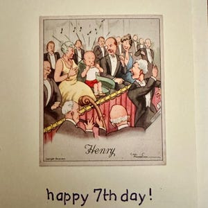 Cartões de felicitações artesanais "Vintage Cigarette Card" (Desenhos animados)