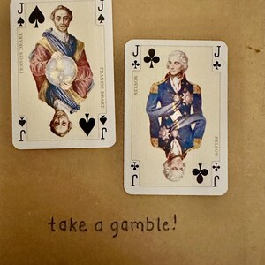 Cartões de felicitações artesanais "Vintage Cigarette Card" (baralho de cartas)