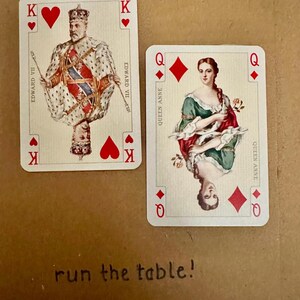Cartões de felicitações artesanais "Vintage Cigarette Card" (baralho de cartas)