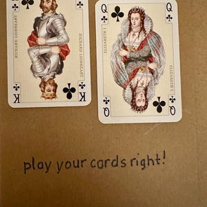 Cartões de felicitações artesanais "Vintage Cigarette Card" (baralho de cartas)