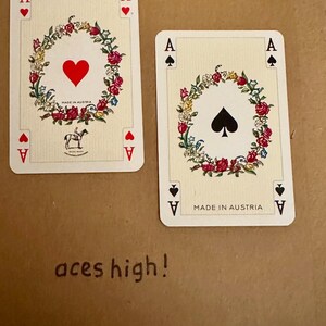 Cartões de felicitações artesanais "Vintage Cigarette Card" (baralho de cartas)