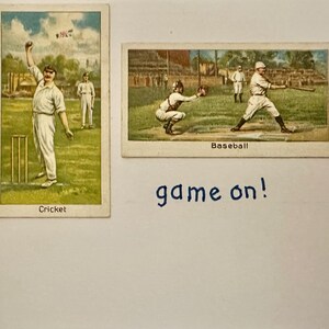 Cartões de felicitações artesanais "Vintage Cigarette Card" (Hobbies)