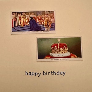 Cartões comemorativos "Vintage Card" feitos à mão (royalty)