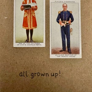 Cartões comemorativos "Vintage Card" feitos à mão (royalty)
