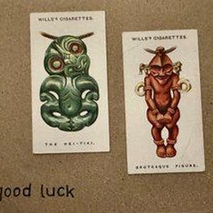 Cartões comemorativos "Vintage Card" feitos à mão (talismãs)