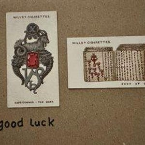 Cartões comemorativos "Vintage Card" feitos à mão (talismãs)