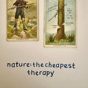 Cartões de felicitações artesanais "Vintage Cigarette Card" (Hobbies)