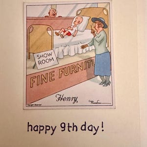 Cartões de felicitações artesanais "Vintage Cigarette Card" (cenário)