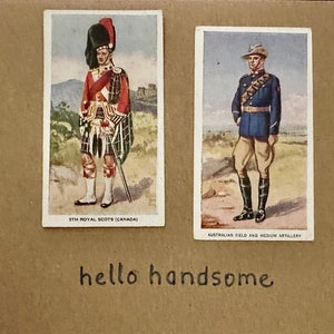 Cartões comemorativos "Vintage Card" feitos à mão (royalty)
