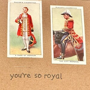 Cartões comemorativos "Vintage Card" feitos à mão (royalty)