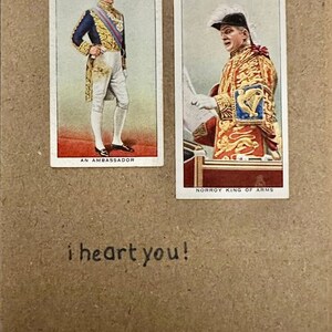 Cartões comemorativos "Vintage Card" feitos à mão (royalty)