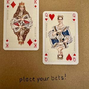 Cartões de felicitações artesanais "Vintage Cigarette Card" (baralho de cartas)