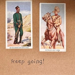 Cartões comemorativos "Vintage Card" feitos à mão (royalty)