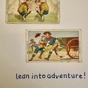Cartões de felicitações artesanais "Vintage Cigarette Card" (Hobbies)
