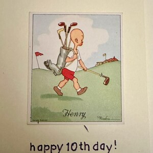 Cartões de felicitações artesanais "Vintage Cigarette Card" (Desenhos animados)