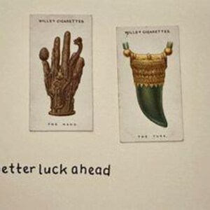 Cartões comemorativos "Vintage Card" feitos à mão (talismãs)