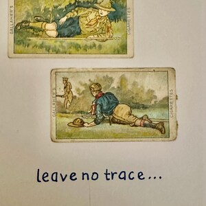 Cartões de felicitações artesanais "Vintage Cigarette Card" (Hobbies)