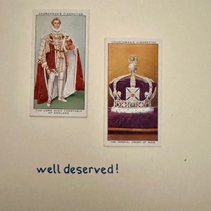 Cartões comemorativos "Vintage Card" feitos à mão (royalty)