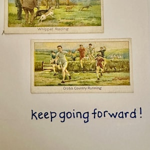 Cartões de felicitações artesanais "Vintage Cigarette Card" (Hobbies)