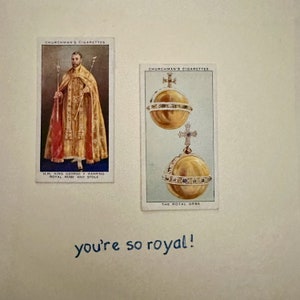 Cartões comemorativos "Vintage Card" feitos à mão (royalty)