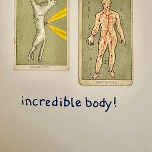 Cartões de felicitações artesanais "Vintage Cigarette Card" (Hobbies)