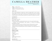 Digital Resume Template - Customizable Student Nurse Resume and Cover Letter, Job Search Essential, Nursing School, Registered Nurse