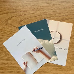 Impressions positives | Citation | Verset biblique | Lot de 3