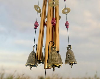Japanese Wind Bell, Sound Healing, Japan WInd Chime, Sound Bath, Metal Wind Chime, Sound Therapy, Wind Catcher, Copper Windbell, Meditation