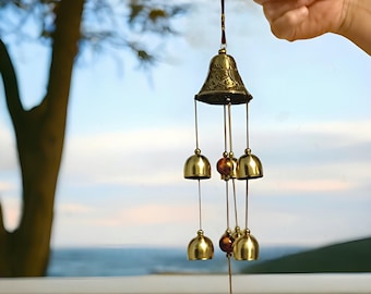 Japan Wind Bell, Copper Wind Chime, Japan Wind Chime, Metal Wind Bell, Metal Wind Chime, Japanese Bell, Ceramic Wind Bell, Wind Catcher