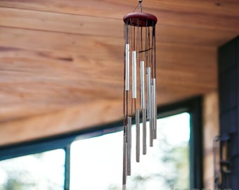 Metal Wind Chimes : Large Wind Chime, Wind Chime Bells, Sound Healing Meditation Sounds, Windchime, Windspiel, Bamboo Wind Chime, Hang Bell