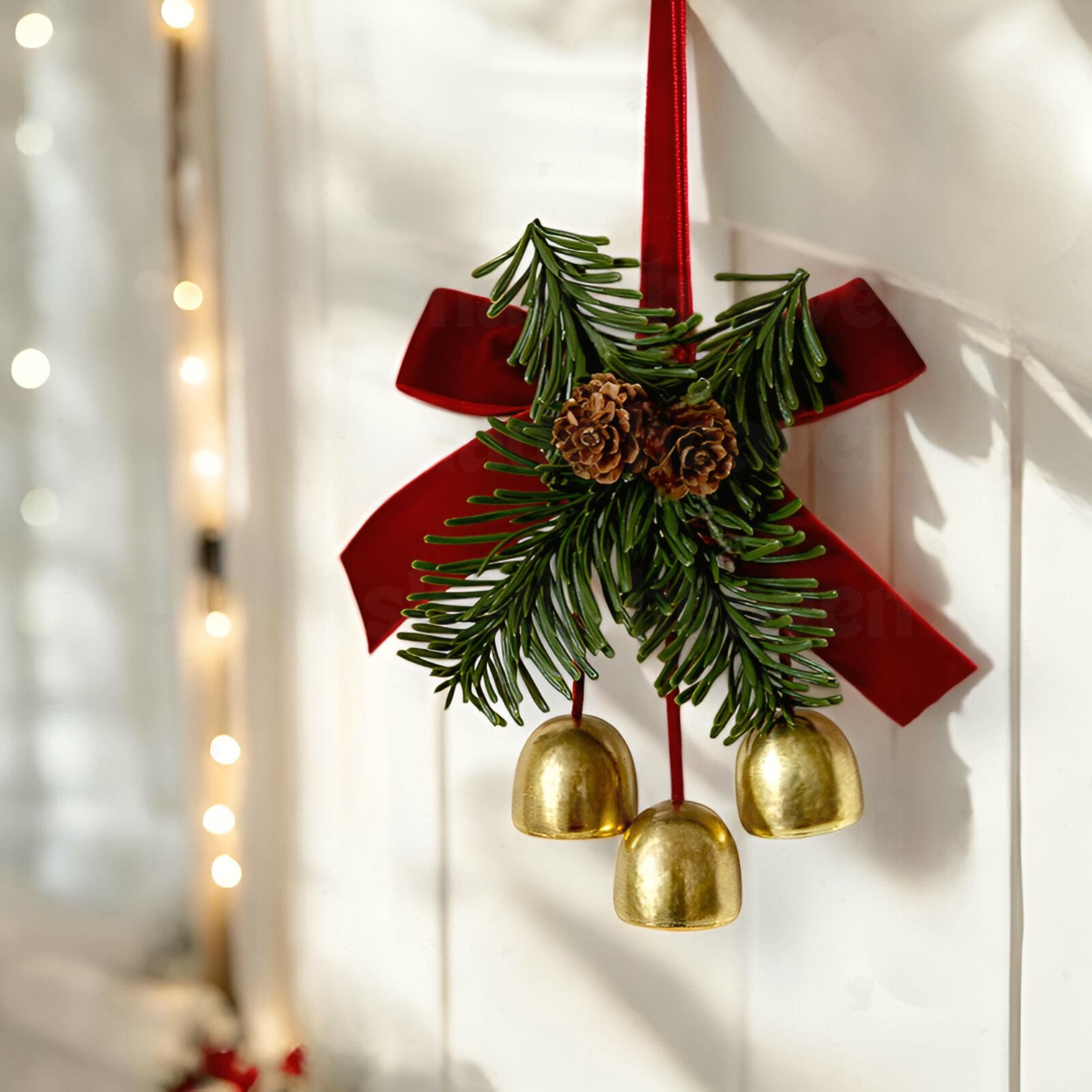Christmas Bells, Wind Chime, Outdoor Christmas Decoration, Christmas Yard Decor, Outdoor Xmas Decoration, Wind Bell, Christmas Decor Bells