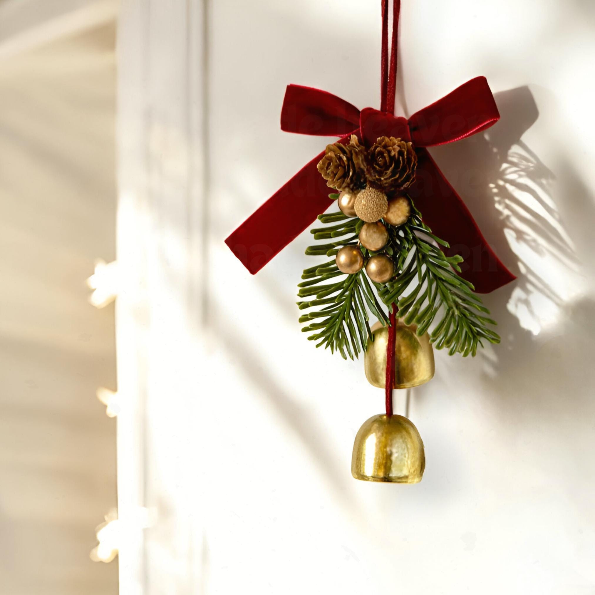 Christmas Bells, Wind Chime, Outdoor Christmas Decoration, Christmas Yard Decor, Outdoor Xmas Decoration, Wind Bell, Christmas Decor Bells