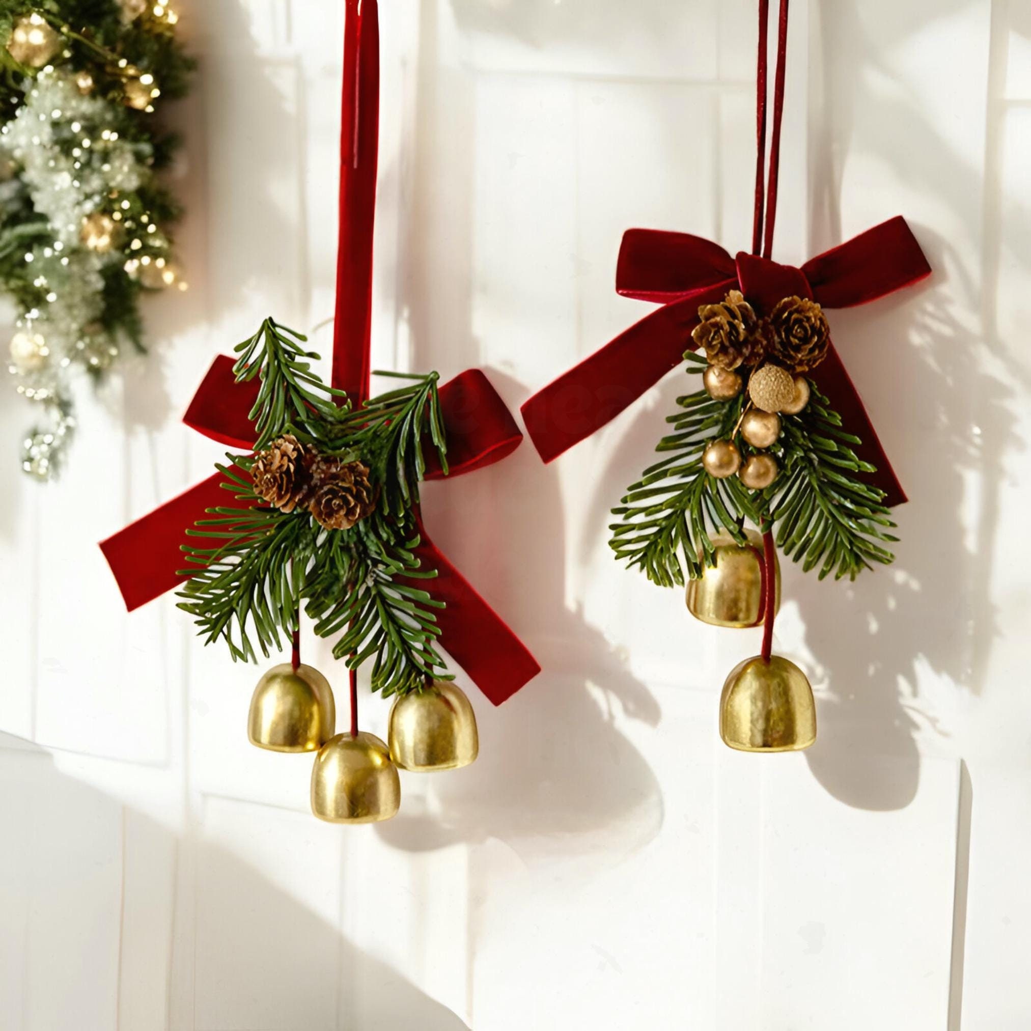 Christmas Bells, Wind Chime, Outdoor Christmas Decoration, Christmas Yard Decor, Outdoor Xmas Decoration, Wind Bell, Christmas Decor Bells