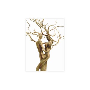 Zestaw artystycznych pocztówek - Tree Embrace Design, artykuły piśmiennicze inspirowane naturą, wyjątkowe kartki okolicznościowe, kartki przyjazne dla środowiska, prezenty robione ręcznie