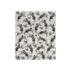 Raben Toile Vintage-inspirierte Crushed Samtdecke, Kuscheliger Überwurf für Home Decor, Weiche Decke für Geschenk geben, Elegante Wohnzimmer Akzente