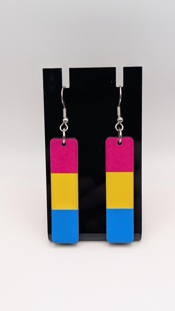Pan Pride Flag Earrings
