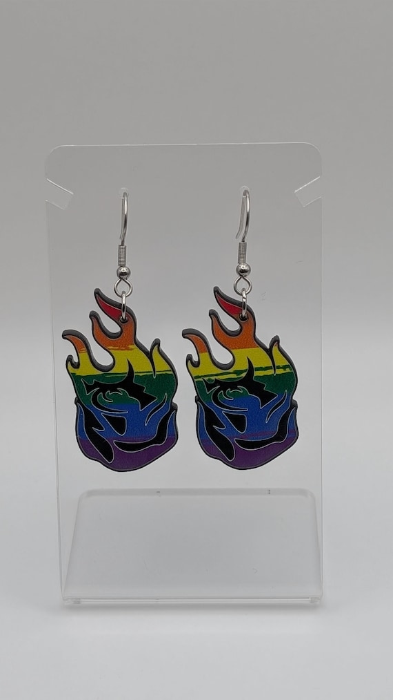 Pride Flaming Roses