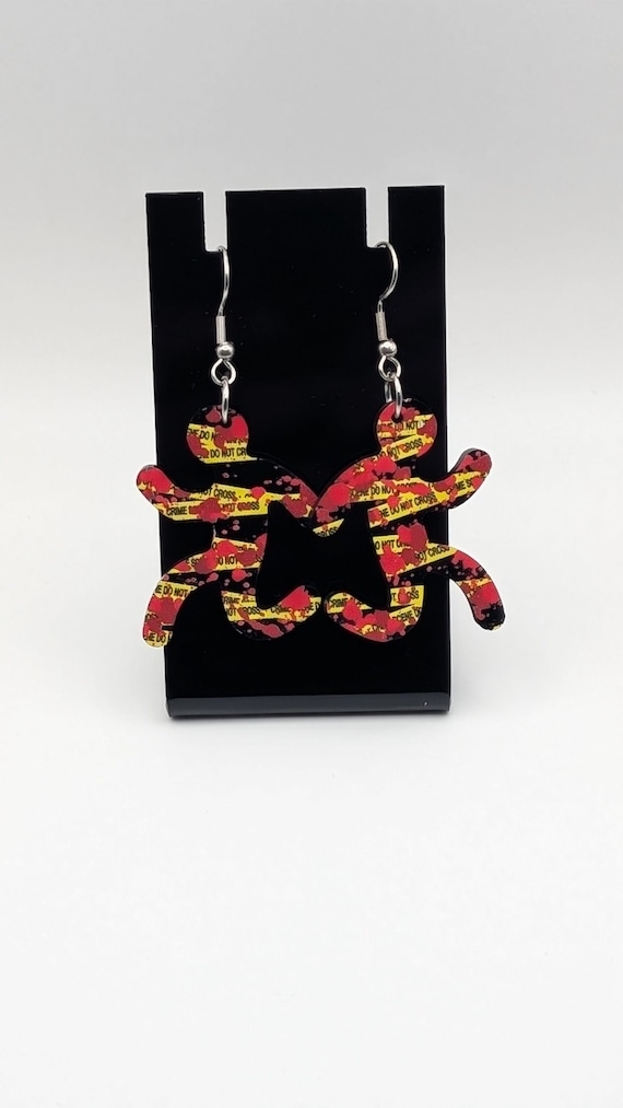 Chalk Outline Earrings