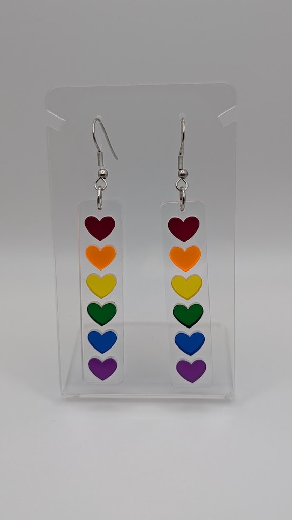Rainbow Heart Bars