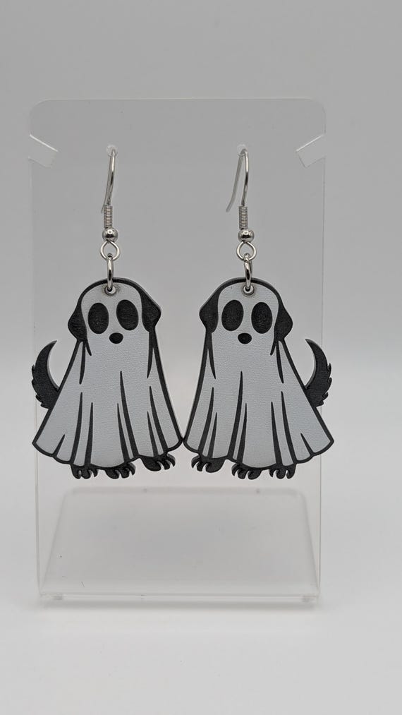 Ghost Dog Earrings
