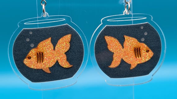 Goldfish Bowl Earrings